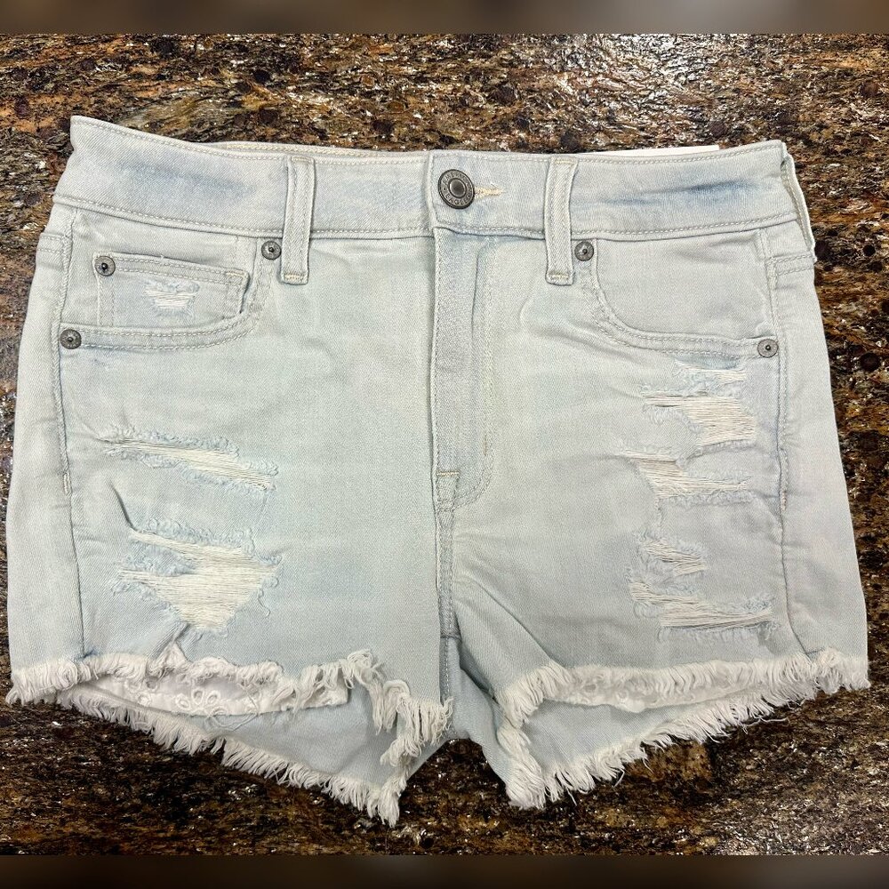 American Eagle Hi-Rise Shortie Shorts